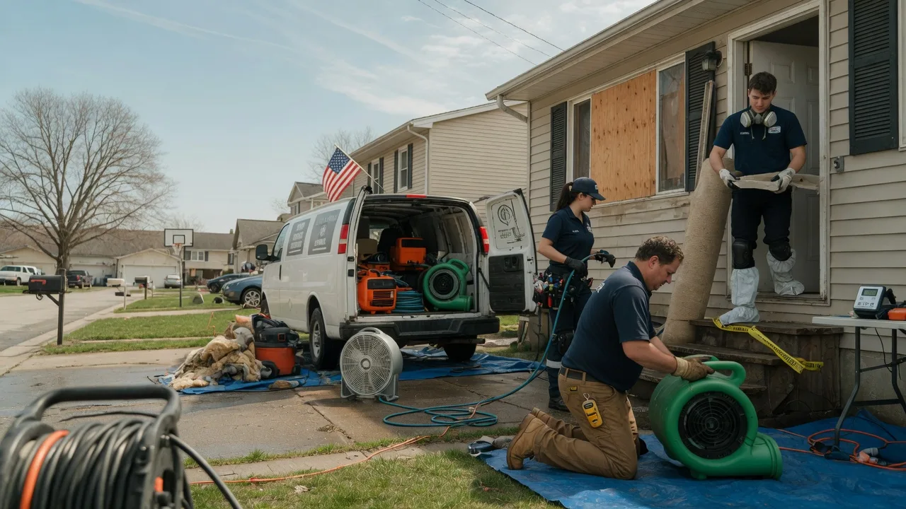 Water Damage Restoration in Herndon, KS near me